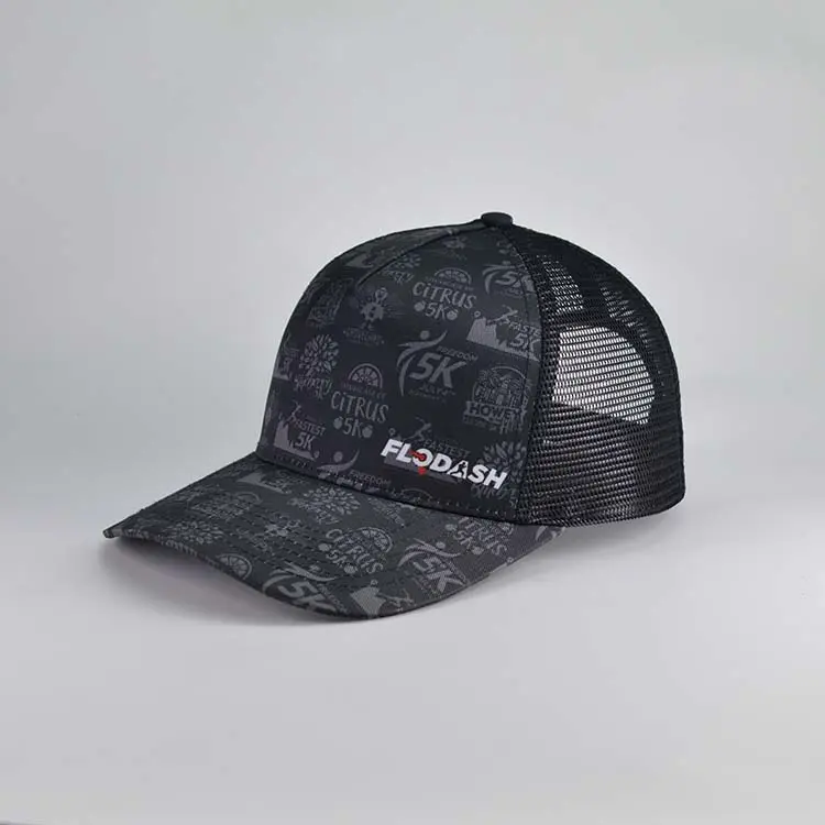 Custom 5 Panel Sport Baseball Cap,Digital Printing Mesh Trucker Sublimation Logo Screen Printed Richardson 112 Trucker Hats