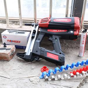 High Power 100J Gas Actuated Battery Powered Carbon Steel DIY Furniture Brad Nail Gun 2.5AH Battery Carton Packaging - Product Image 5