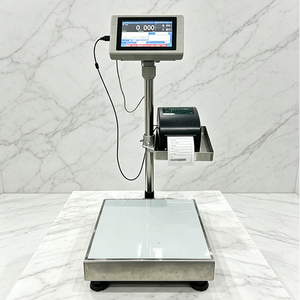 Balance électronique de pesée pour fruits et légumes agricoles avec impression d'étiquettes à code-barres, affichage LCD/LED, personnalisable OEM/ODM - Product Image 1