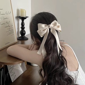 Jepit Rambut Pita Satin Elegan Buatan Tangan Baru, Jepit Rambut Besar untuk Anak Perempuan, Hadiah Musim Panas, Aksesoris Rambut Anak - Product Image 3