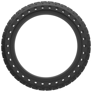 Airless Tires 6.5-Inch KNOBBY Tread For Electric <b>Bicycle</b> Balance Scooter Twist Scooter - Product Image 1