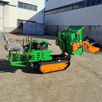 Mini-dumper chenillé auto-chargeur pour travaux agricoles et de construction, vente directe usine