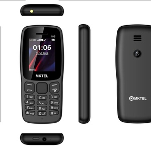 โทรศัพท์มือถือ MKTEL 106 รุ่นพื้นฐาน สำหรับผู้สูงอายุ รองรับ MP3/MP4/FM/วิทยุ/บลูทูธ/GPRS/ช่องเสียบ 3.5 มม./ไฟฉาย/บันทึกเสียง - Product Image 1