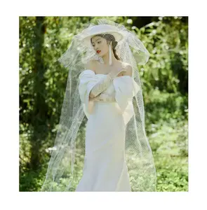 Elegant Church Hat Tea Party Unique Formal Flower Mesh Top Hats Perfect Wedding Hat For Women Ladies