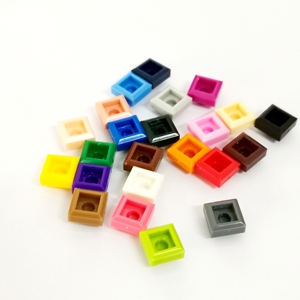Bloques de Construcción de Plástico Personalizados BLOCKMOC 3024 1x1, Ladrillos Alternativos Compatibles, Embalaje a Granel, Certificación ASTM, Edades - Product Image 6