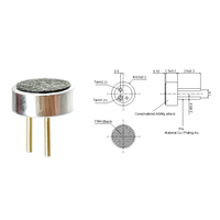 Electret Condenser Microphone Omnidirectional Pin Type for Consumer Electronics