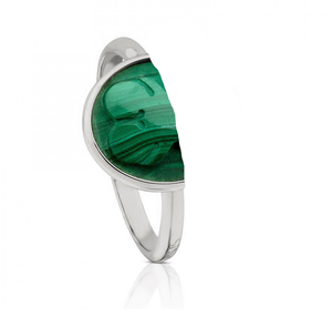 Ask for Bear Catlog Moda Mujer Anillo <span class=keywords><strong>de</strong></span> acero inoxidable Joyería Joyeria Regalo Anillo <span class=keywords><strong>de</strong></span> dedo Oro Piedra verde Touses - Product Image 1