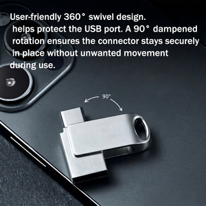 Paquete de <span class=keywords><strong>2</strong></span> Unidades de Memoria USB SSUNKANGKIE SK-OTG02 <span class=keywords><strong>2</strong></span> en 1, USB-C y USB-A, OTG y Plug and Play, <span class=keywords><strong>Mini</strong></span> Memoria USB Portátil - Product Image 4