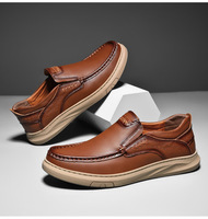 Chaussures mocassins en cuir pour hommes, chaussures décontractées, chaussures tendance pour hommes, confortables, respirantes, chaussures décontractées pour tous les jours