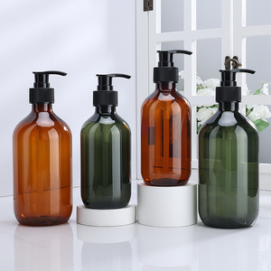 300ml <strong>500ml</strong> <strong>Plastic</strong> Body Lotion <strong>Bottle</strong> with Pump Amber Green Shampoo Packaging <strong>Bottle</strong> Empty Shampoo and Conditioner <strong>Bottles</strong> - Product Image 1