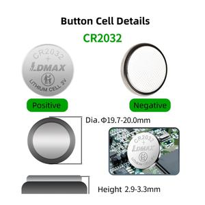 Pile bouton de montre <span class=keywords><strong>CR2032</strong></span> <span class=keywords><strong>3</strong></span> V 210mAh, piles bouton <span class=keywords><strong>3</strong></span> volts 2032 <span class=keywords><strong>CR2032</strong></span>, pile bouton au lithium de haute qualité et à bas prix pour clé de voiture - Product Image 3