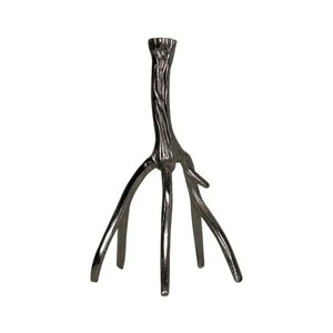 Support de bougie en forme de bois de cerf argenté, résistant à la chaleur, décoration d'intérieur, porte-bougie en métal, décoration d'intérieur - Product Image 3
