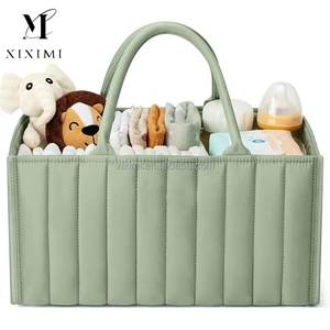 2025 новый дизайн, Детский мягкий моющийся материал, стильный органайзер для подгузников, детская корзина для хранения, подарок - Product Image 1