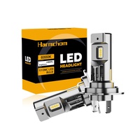 Ampoules de phares LED 12V à branchement direct H7 H4 H11 9005 9006 110W par paire 8000LM Canbus HC Q5 Q9 Logo personnalisé Harmchom