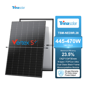 Panneau solaire monocristallin <span class=keywords><strong>Trina</strong></span> TSM-NED9R.28 445w 450w 455w <span class=keywords><strong>460w</strong></span> 465w 470w de type N I-TOPCon - Product Image 1