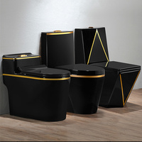WC monobloc de luxe moderne à siphon et double chasse, en céramique, prix usine, articles sanitaires