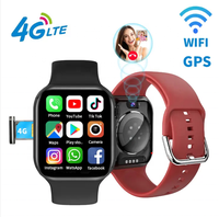 Reloj Inteligente Android 4G con Google Play, Tarjeta SIM, GPS, WIFI, Cámara de Video Dual, Reloj Inteligente Cuadrado con Teléfono, Pantalla AMOLED de 2.13''