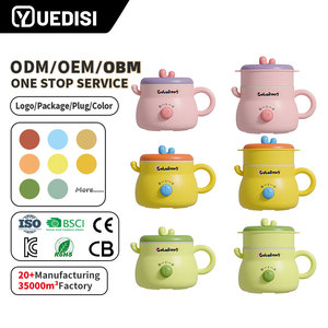 YUEDISI Nouvelle Arrivée Poêle Électrique Multicolore à Contrôle Mécanique, Pot de <span class=keywords><strong>Cuisson</strong></span> Électrique Personnalisable 1.5L Antiadhésif - Product Image 1