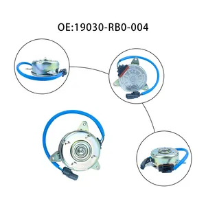 19030-RB0-004 Warehouse Price Auto Parts Cooling System Cooling Fan Motor Fits For Honda City 19030RB0004