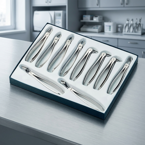 Pinzas de Extracción Dental de Acero Inoxidable Alemán, Modelo Inglés, Ligeras, Manuales, con Certificación CE, Precio Económico - Product Image 3
