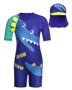 <span class=keywords><strong>Maillot</strong></span> de <span class=keywords><strong>bain</strong></span> une pièce imprimé dinosaure, <span class=keywords><strong>fille</strong></span>/garçon, avec bonnet de soleil, protection contre les éruptions cutanées, Upf 50 + - Product Image 3