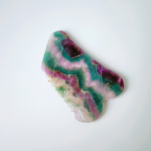 Huiying-Herramientas de masaje de raspado Gua Sha, piedra fluorita Natural, tablero Guasha para tratamiento de <span class=keywords><strong>SPA</strong></span> - Product Image 5