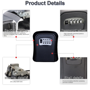 Asack G4 Két Bảo Mật Khóa Hộp Khóa Mã Hóa Két Khóa Mã Kết Hợp Mật Khẩu Cho Người Môi Giới Bất Động Sản Hộp An Toàn Kỹ Thuật Số Giá Nhà - Product Image 5