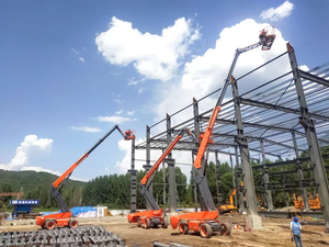 ZOOM lengan teleskopik Dingli 41m BT41RT, Platform kerja udara lengan lurus pengangkat bom hidrolik dalam stok - Product Image 5