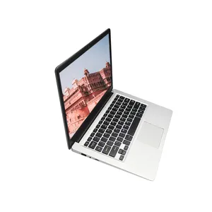 Toptan laptop hp plastik-Çekirdek I3 I5 I7 dizüstü Mini Intel Core N3350 6GB + 64GB 14.1 inç Windows bilgisayar en düşük fiyat dizüstü bilgisayar kullanımı Dell HP Lenovo için fare