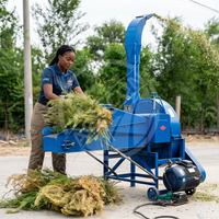 Nueva Picadora de Forraje de Alta Capacidad con Alimentación Automática, Amasadora y Cuchillas de Acero Inoxidable 304, 5 Toneladas por Hora para Procesamiento de Alimentos para Ganado