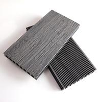 Planches de terrasse en composite bois-plastique (WPC) pour extérieur, résistantes à l'usure et à l'humidité, avec gaufrage en ligne