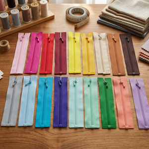Vente en gros n° Fermeture éclair en résine plastique écologique à extrémité ouverte, taille mini, pour vêtements de poupée - Product Image 3