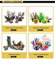 Ornements de réservoir de poissons personnalisés Perle noire des Caraïbes Navire pirate Décoration d'aquarium Ruines