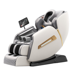 Massage <b>Chair</b> Full Body <b>Zero</b> <b>Gravity</b> Railless Electric Smart Voice Control Neck Shoulder Back Waist Legs Foot Massage - Product Image 1