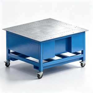 Table de séchage sur mesure en tôle, fabrication de pièces métalliques, estampage, découpe laser, pliage, soudage, usinage CNC, acier inoxydable, aluminium - Product Image 1
