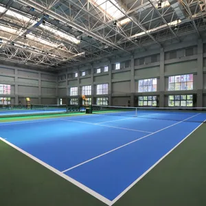 전문 Pickleball 법원 실내 pvc 스포츠 바닥 테니스 코트