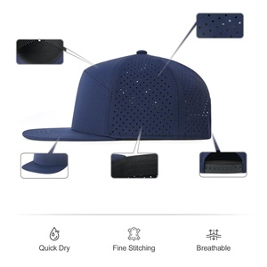 High Quality Custom Embroidered <b>Flat</b>-Brim Sunshade Sports Snapback <b>Hat</b> for Cycling and Fishing Baseball Cap for Sun Protection - Product Image 3