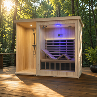 Ruang Sauna dan Kamar Mandi Hemat-Ruang, Desain Kompak, Kamar Mandi Kecil di Apartemen, Perakitan Cepat, Layanan OEM