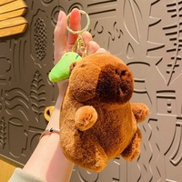 Vente chaude Capybara Kechain Peluche Jouets Usine 11cm Capybara Pluch Porte-clés