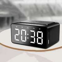 Muziekspeler Retro Bluetooth-luidspreker Nieuwste vintage klassieke 15W 10W draadloze oplader Grote volume wekker Draagbare luidspreker