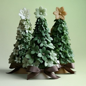 Christmas Tree Shaped Scented <b>Candle</b> <b>Mold</b> Silicone DIY Craft <b>Molds</b> Home Decorations - Product Image 2
