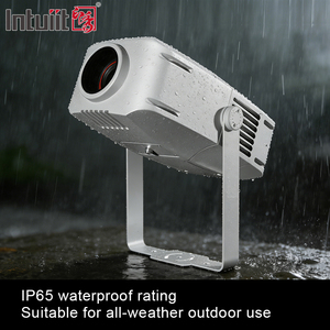 Projecteur Gobo LED 200W RGBW DMX512, 7 couleurs, angle de faisceau de 30°, en aluminium, éclairage de projection à intensité variable, chaque image peut créer un effet ondulé - Product Image 5