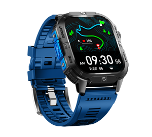 Nouvelle montre intelligente GPS carrée H3 Sport, grand écran HD, appels Bluetooth réels, détection de la fréquence <span class=keywords><strong>cardiaque</strong></span>, boussole, rappel d'exercice, sans fil - Product Image 4