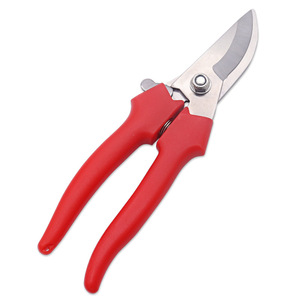 Lu Ban's Work Garden Pruning Shears Stainless Steel Bypass Fruit Picker 10-20 Mm Red Handle - Product Image 1