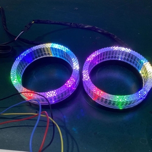3.0 pouces App Control Welcome light M5 WRGB Multicolore Cristal Couvre pour BMW E36 E38 E39 E46 Voiture Phare Projecteur Linceul - Product Image 1