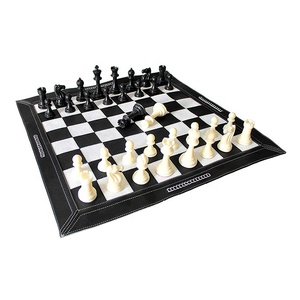19 "x 19" <span class=keywords><strong>หนัง</strong></span><span class=keywords><strong>หมากรุก</strong></span>กระเป๋า roll up <span class=keywords><strong>หมากรุก</strong></span>หนัง - Product Image 5