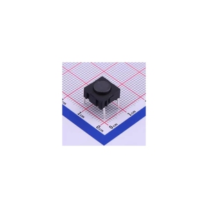 TL-A114K-Q-B SPST Round Button 300gf Force Direct Insert 10mm*10mm*6.4mm 50mA DC 24V <strong>10000000</strong> Cycles Tactile Switch TLA114KQB - Product Image 1