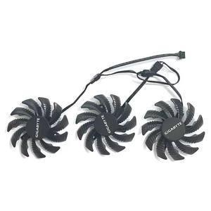 Ventilateur de refroidissement GPU 78mm LD08010S12H HT128010SU 4 broches pour Gigabyte <span class=keywords><strong>Aorus</strong></span> GTX <span class=keywords><strong>1060</strong></span> 1070 1080 G1 GTX 1070Ti 1080Ti 960 980Ti - Product Image 4