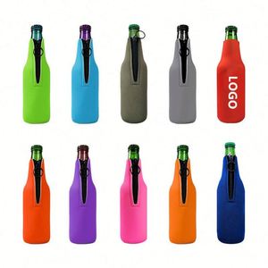 Funda Enfriadora para Botellas de Cerveza de 500ml/550ml/17.6 Oz, con Cierre, Divertida, de Neopreno Aislante, para Mujeres, Mamás, Papás, Niñas, Regalo Promocional - Product Image 1