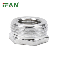 Système de plomberie sanitaire matériel IFAN NPT BSP 1/2 "3/4" 1 "raccords de tuyauterie en acier inoxydable chromé filetés